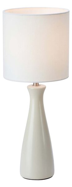 Kremowa lampa stołowa z tekstylnym kloszem (wysokość 42 cm) Birillo – Markslöjd