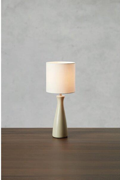 Kremowa lampa stołowa z tekstylnym kloszem (wysokość 42 cm) Birillo – Markslöjd