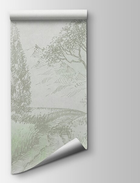 Fototapeta Rysunek krajobrazu, Fototapety Natura, Popularne Fototapety, u99570v1 - Tapeko.pl