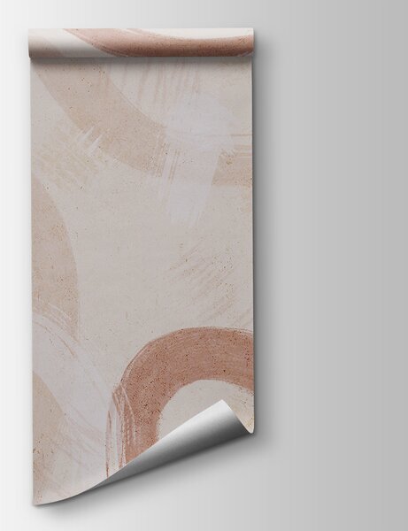 Fototapeta Biała powierzchnia pokryta brązową farbą, Fototapety design, Popularne Fototapety, u99656 - Tapeko.pl