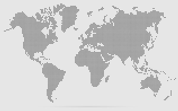 Fototapeta Mapa świata, Fototapety z mapami świata, Popularne Fototapety, u99406v1 - Tapeko.pl