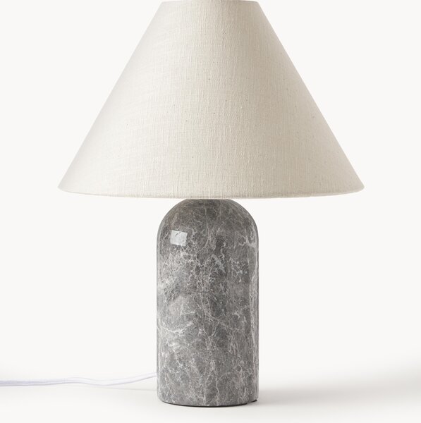 Lampa stołowa z marmurową podstawą Gia