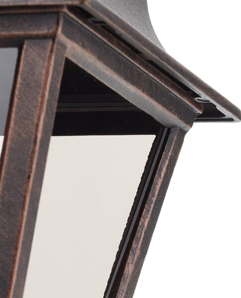 LCD Kinkiet zewnętrzny TOULOUSE, możliwość ściemniania, czarny, aluminium, antyczny