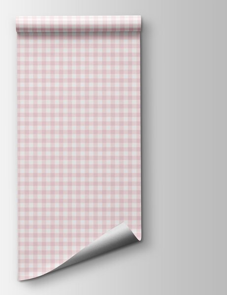Fototapeta Różowo-biały wzór w kratkę, Fototapety Abstrakcja, Popularne Fototapety, w00375v1 - Tapeko.pl