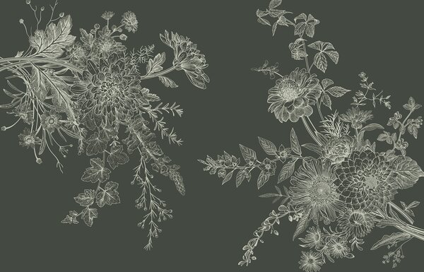 Fototapeta Zbliżenie na kwiaty, Fototapety Natura, Popularne Fototapety, w00381 - Tapeko.pl