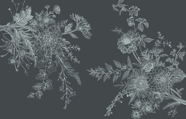 Fototapeta Zbliżenie na kwiaty, Fototapety Natura, Popularne Fototapety, w00381v1 - Tapeko.pl