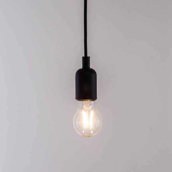 SELETTI Lampa wisząca designerska LED Maman, możliwość ściemniania, czarny, salon / jadalnia, tworzywo sztuczne, nowoczesny