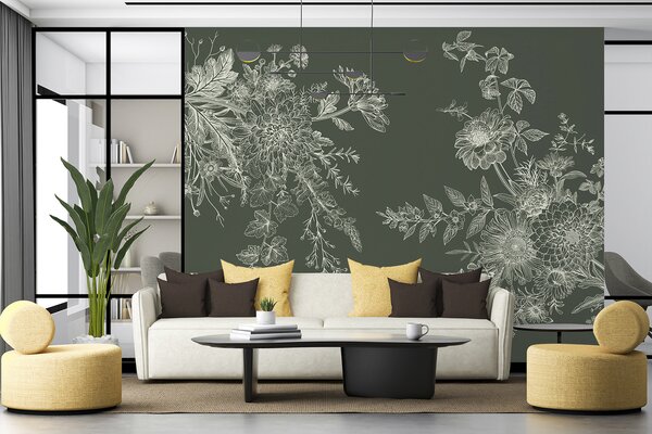 Fototapeta Zbliżenie na kwiaty, Fototapety Natura, Popularne Fototapety, w00381 - Tapeko.pl