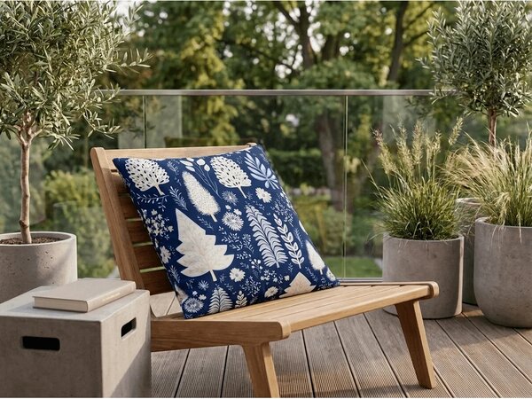 Zestaw 2 szt. poszewek na poduszkę INDIGO BLOOM 45x45 cm