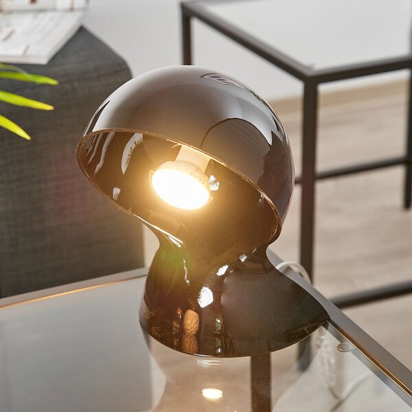 Lampa Stołowa Artemide, Dalù, czarny, salon, tworzywo sztuczne, design