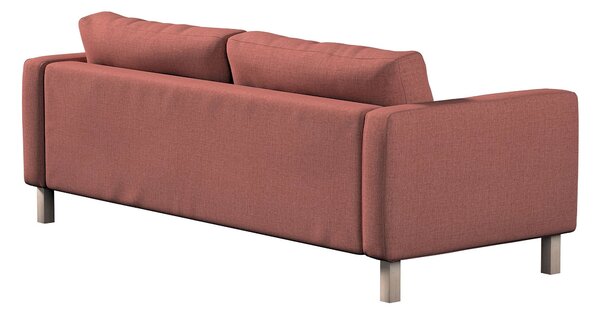Pokrowiec na sofę Karlstad rozkładaną kolor brązowy tkanina strukturalna