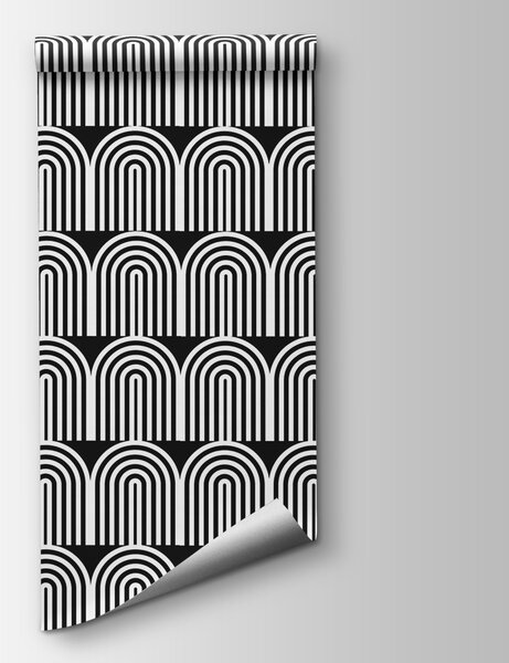 Fototapeta Czarno-biały wzór, Fototapety design, Popularne Fototapety, w00484v3 - Tapeko.pl