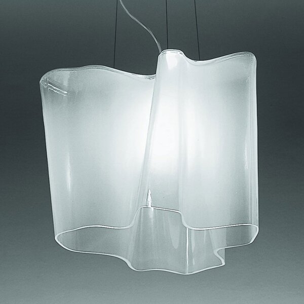 Lampa Wisząca Artemide, Logico, ściemnialny, biały, salon, szkło, design