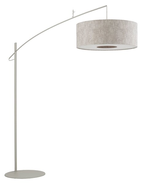 Lampa Podłogowa Nowodvorski Lighting, Poise B, szary, salon, metal, nowoczesny