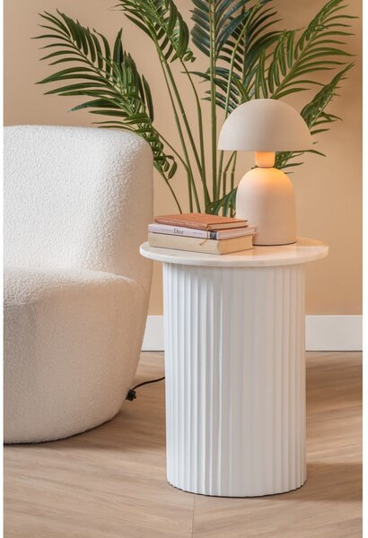 Marmurowy okrągły stolik ø 50 cm Luscious – Leitmotiv
