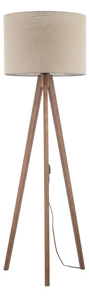 Lampa Podłogowa TK Lighting, Grand, drewniany, salon, drewno, nowoczesny