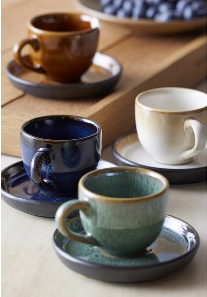 Zielona ceramiczna filiżanka na espresso 70 ml Gastro Green/Black – Bitz