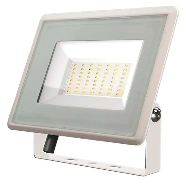 Projektor LED V-TAC 50W SMD F-CLASS Biały VT-4954-W 3000K 4300lm
