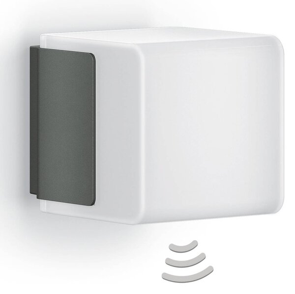 STEINEL L 835 SC Sensor kinkiet zewnętrzny antracytowy SC, możliwość ściemniania, czarny, tworzywo sztuczne, nowoczesny