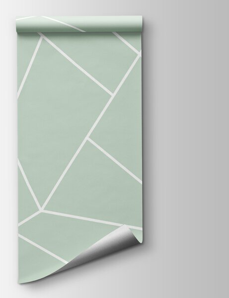 Fototapeta Białe linie na zielonym tle, Fototapety Abstrakcja, Popularne Fototapety, w00827v1 - Tapeko.pl