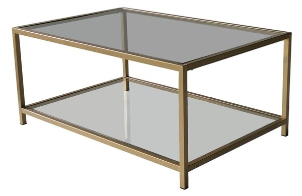 Stolik w kolorze złota 60x90 cm Astro – Neostill