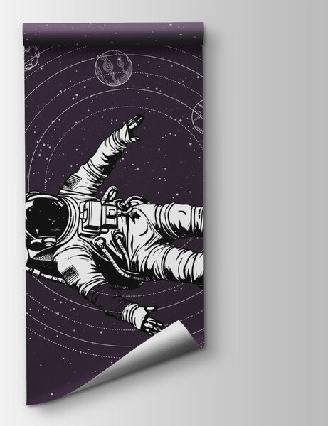 Fototapeta Astronauta unoszący się w przestrzeni kosmicznej, Fototapety Kosmos, Popularne Fototapety, w00712v1 - Tapeko.pl