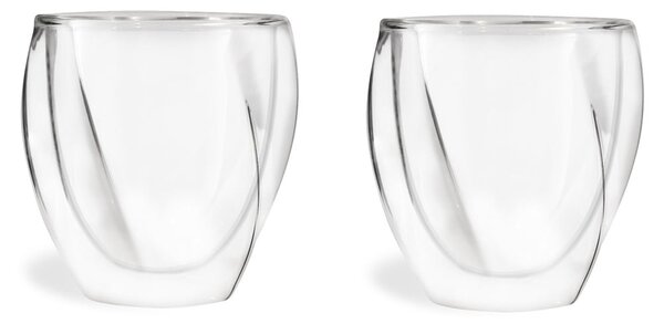 Kubki do cappuccino z podwójną ścianką zestaw 2 szt. 250 ml Cristallo – Vialli Design