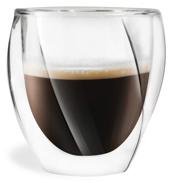 Kubki do cappuccino z podwójną ścianką zestaw 2 szt. 250 ml Cristallo – Vialli Design