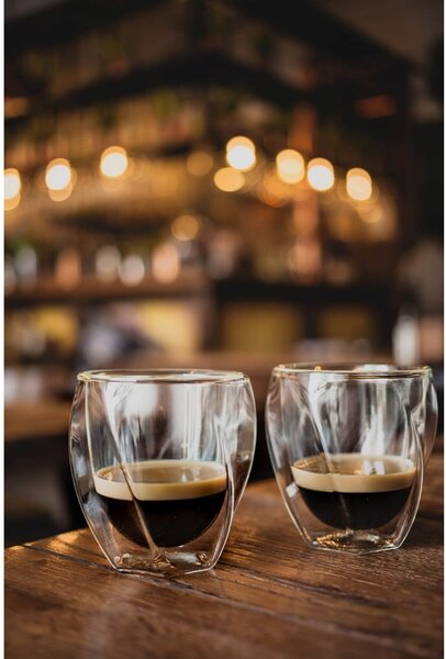 Kubki do cappuccino z podwójną ścianką zestaw 2 szt. 250 ml Cristallo – Vialli Design