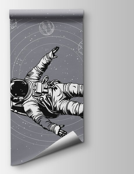 Fototapeta Astronauta unoszący się w przestrzeni kosmicznej, Fototapety Kosmos, Popularne Fototapety, w00712v4 - Tapeko.pl
