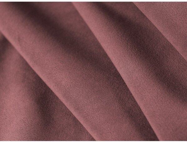 Różowa aksamitna sofa 379 cm Bellis – Micadoni Home