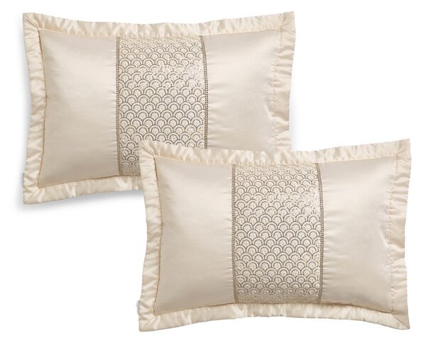 Poszewki na poduszki z mikrosatyny zestaw 2 szt. 50x75 cm Deco Sequin – Catherine Lansfield