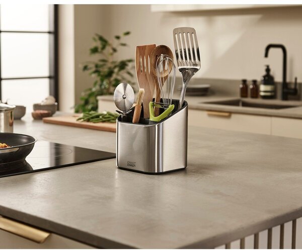 Metalowy stojak na przybory kuchenne Surface – Joseph Joseph