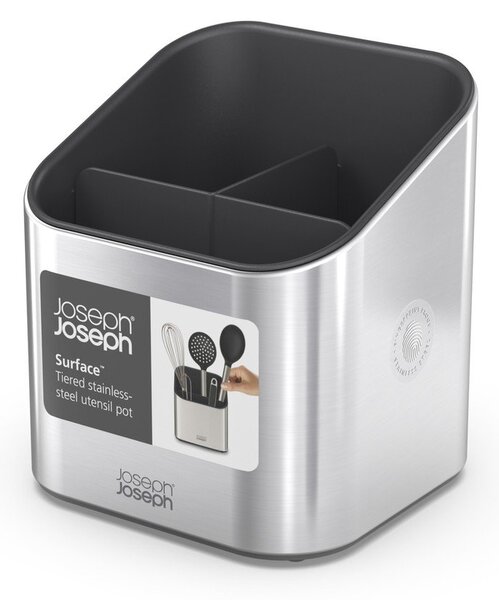 Metalowy stojak na przybory kuchenne Surface – Joseph Joseph