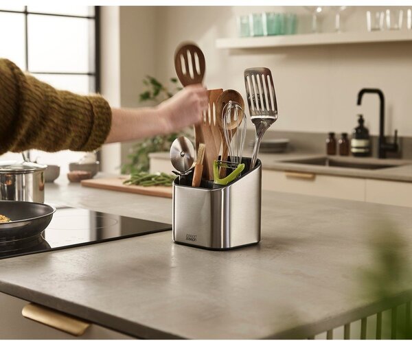 Metalowy stojak na przybory kuchenne Surface – Joseph Joseph