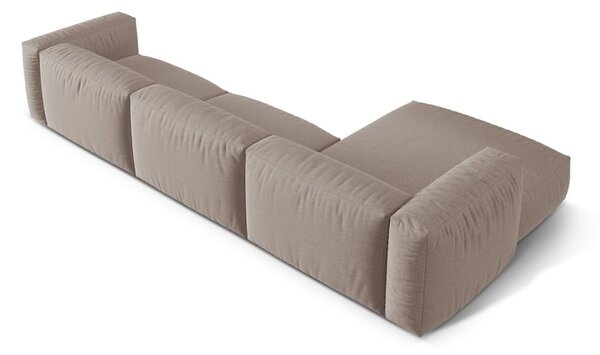 Beżowy narożnik modułowy (lewostronny) Martina – Micadoni Home