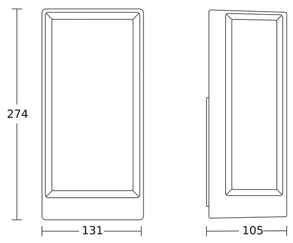 STEINEL Kinkiet zewnętrzny L 42 C Bluetooth, czarny, aluminium