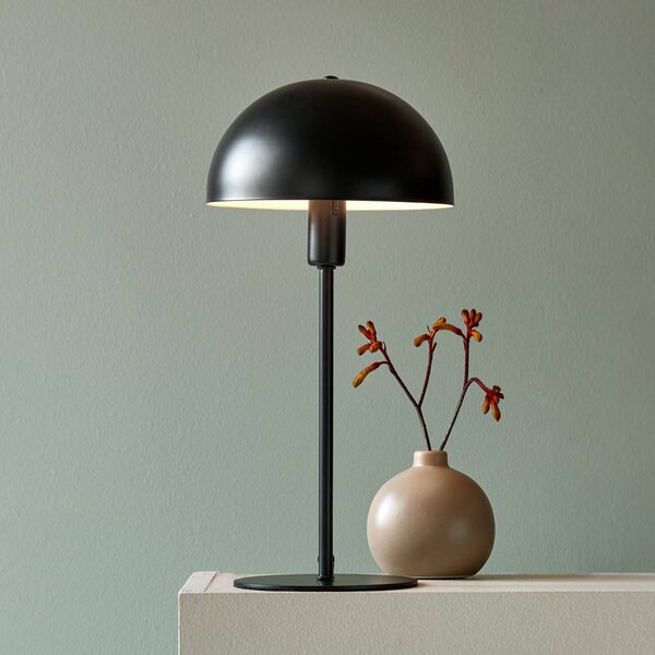 Nordlux Lampa stołowa Ellen 20, czarny, salon / jadalnia, metal, skandynawski