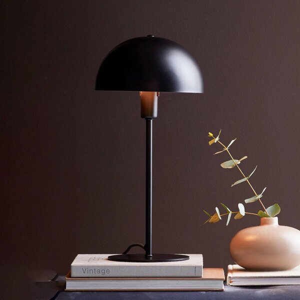 Nordlux Lampa stołowa Ellen 20, czarny, salon / jadalnia, metal, skandynawski