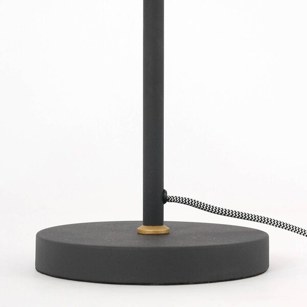 Steinhauer Lampa stołowa Nové, czarny, salon / jadalnia, metal, industrialny