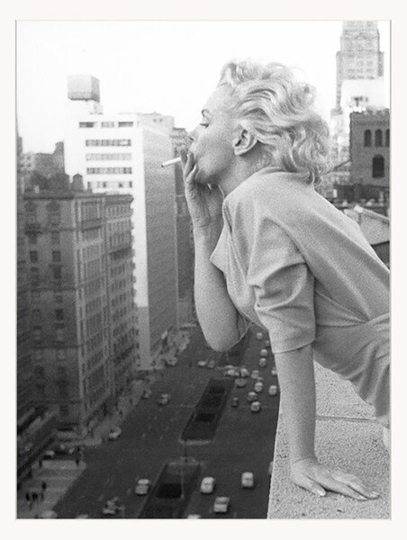 Oprawiony druk cyfrowy Marilyn At The Ambassador Hotel New York