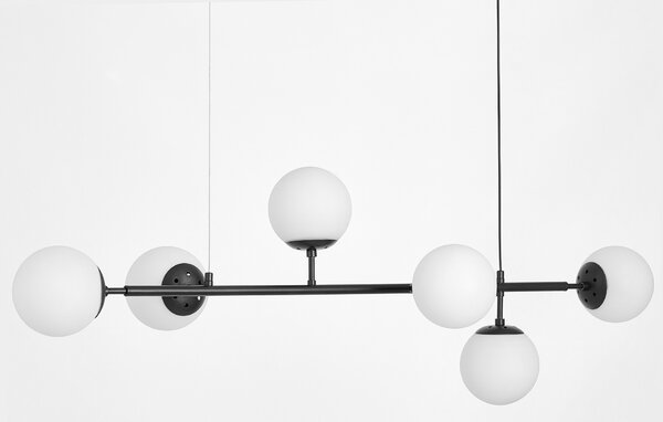 NOWOCZESNA LAMPA WISZĄCA CZARNO-BIAŁA CEREDO W6