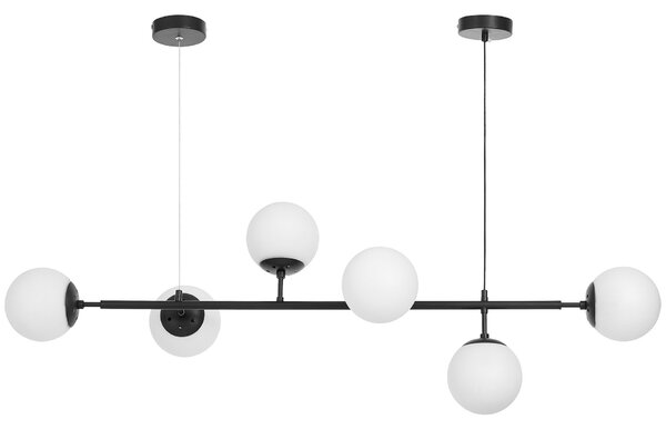 NOWOCZESNA LAMPA WISZĄCA CZARNO-BIAŁA CEREDO W6