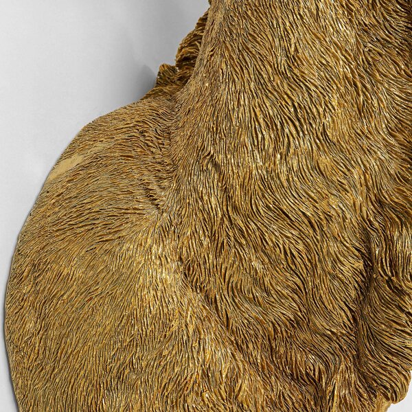KARE Kinkiet designerski Animal Goat, mosiężny / złoty, salon / jadalnia, tworzywo sztuczne, design