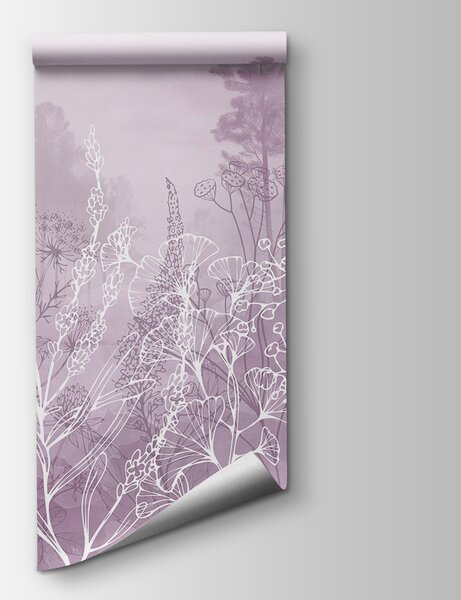 Fototapeta Rysunek lasu, Fototapety Natura, Popularne Fototapety, w08144v3 - Tapeko.pl
