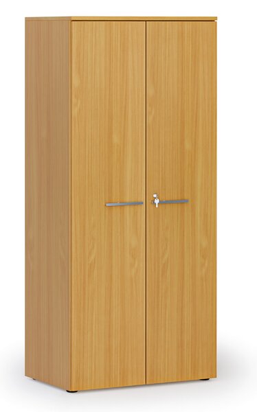 Szafa biurowa z drzwiami PRIMO WOOD, 800 x 500 x 1781 mm, buk