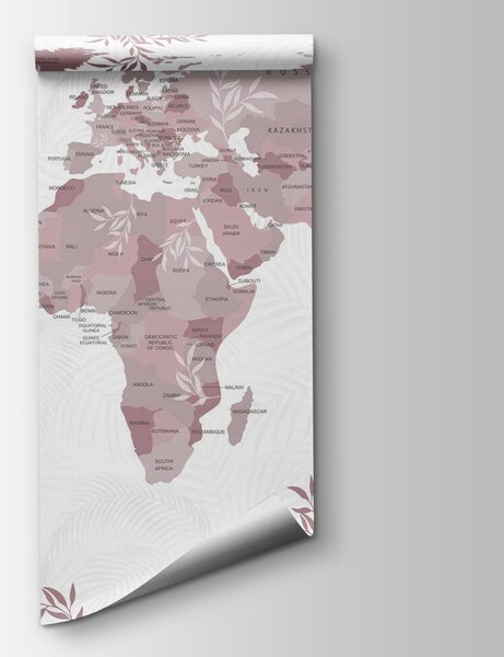 Fototapeta Mapa świata, Fototapety z mapami świata, Popularne Fototapety, w08211v3 - Tapeko.pl