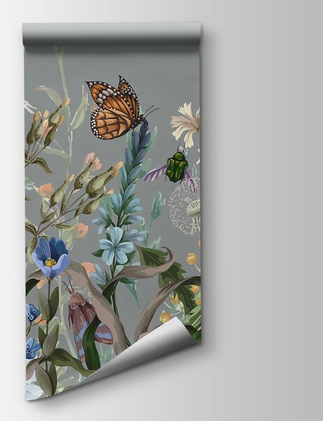 Fototapeta Motyl na kwiatku, Fototapety Natura, Popularne Fototapety, w08234 - Tapeko.pl
