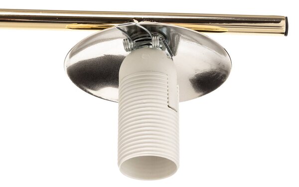 Lampa sufitowa Aurora Domiluce, możliwość ściemniania, mosiężny / złoty, salon / jadalnia, metal