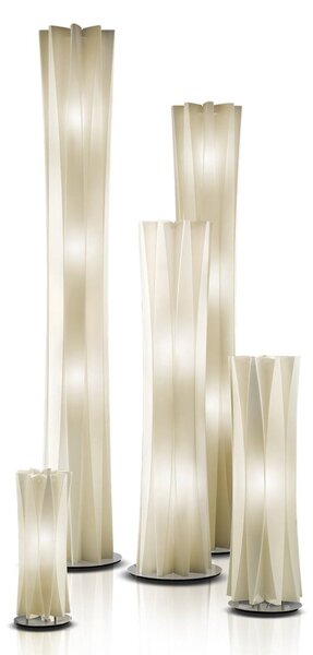 Slamp Lampa stojąca designerska Bach, możliwość ściemniania, mosiężny / złoty, salon / jadalnia, tworzywo sztuczne, design